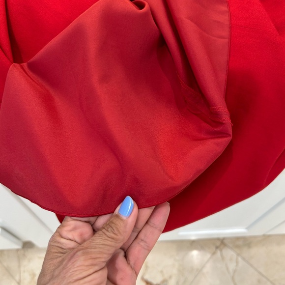 Armani red dress, size 10, wool and viscose - Picture 7 of 10